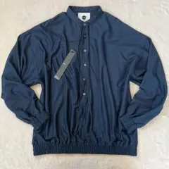 【未使用・タグ付】SHAREEF TACK JQ SMOCK SHIRTS 紺のサムネイル