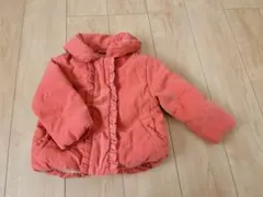 Si Shu Non フリル付きボア中綿コート