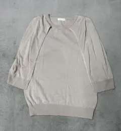 新品 MIIA カーディガン風ニットトップス 綺麗め フォーマル アンサンブル風