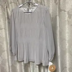 グレー 長袖シャツ Lサイズ