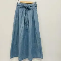 デニム ロングスカート
