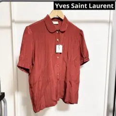 YVESSAINTLAURENT　イヴ・サンローラン　ブラウス　フランス製　L位 YVESSAINTLAURENT イヴ・サンローラン ブラウス フランス製 L位