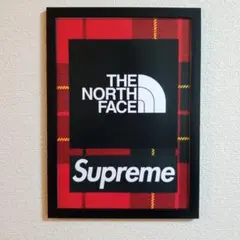 SUPREME ノースフェイス アートポスター(パロディー)