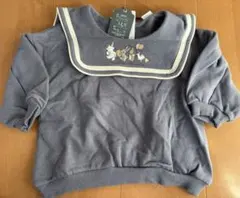 80cm 新品　バースデイ　cottoli コトリ　お散歩　セーラー　トレーナー