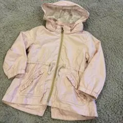 H&Mスプリングコートジャケット92.90.2Tピンクモッズアウターマウンテン