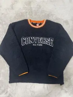 converseコンバース　ネイビー　ボアトレーナー　サイズL