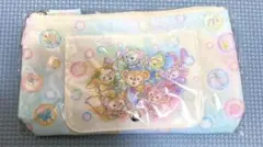 ダッフィー　スーベニアお手ふきキャリー　カラフルハピネス