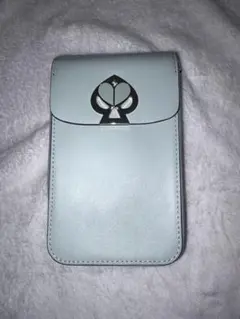 ニコラ　ツイストロック　ショルダーバッグ　ライトブルー　チェーン　ケイトスペード