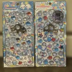 新品・正規品　ぷくぷくあわわちゃん 光る ジュエルプチドロップシール