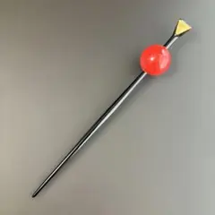 玉簪 玉かんざし 紅色 赤 とんぼ玉 一本挿し 和装小物　髪飾り