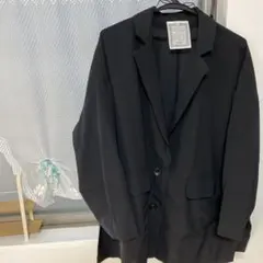 カピバラ様専用　お値下げしました‼️オーバーサイズ テーラードジャケット 黒のサムネイル