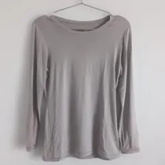 HEATTECH グレー 長袖シャツ M