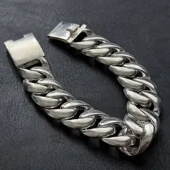 メキシカンシルバーチェーンブレスレット 喜平チェーン 重さ63g 長さ 