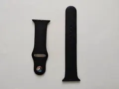 Apple Watch 黒 バンド　SMサイズで約118mm、約98mm
