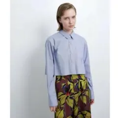LANVIN en Bleu ランバンオンブルー ブルーストライプ　シャツのサムネイル