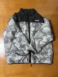 OUTDOOR グレー カモフラージュ ジャンパー