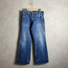 70s ヴィンテージ ブーツカットデニムパンツ ストア系 USA vintage