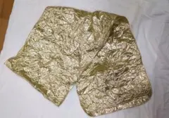 流行りの人気ゴールドシワ加工帯揚げ