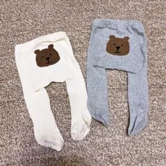 クマさんタイツ2色セット★☆