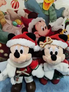 ディズニーリゾート限定♡　ミッキー、ミニー　ぬいぐるみバッジ　b