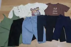 韓国子供服風 まとめ売り 9点セット 女の子 80 おしゃれ　ナチュラル　裏起毛