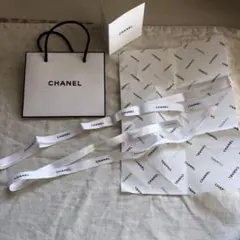 CHANEL ミニギフト紙袋セットリボン2本