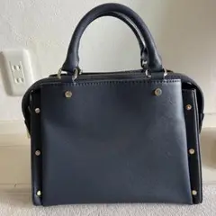 ネイビー ハンドバッグ