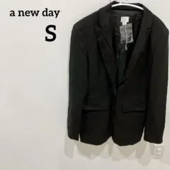 一点もの✨️レア✨️a new day 【S】テーラードジャケット 黒 ブラック