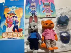 ズートピア2 ジュディ、ニック・ワイルド クレイジーパーティ人形 2体セット