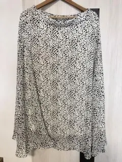 ロングスカート　マキシスカート　レオパード柄　ドット柄　ダルメシアン柄