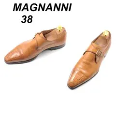MAGNANNI マグナーニ 38 11148 モンクストラップ 茶のサムネイル