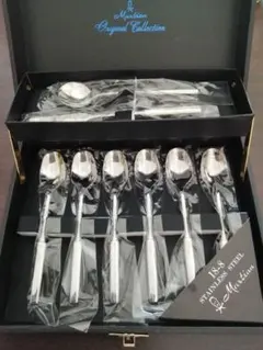 【専用】マーシャン　カトラリーセット　キングオブキングス　スプーン＆フォーク コウ】マーシャン 22-22 キングオブキングス ティースプーン