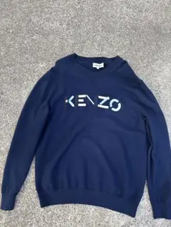 ✨KENZO ネイビー ニット　L 完売品　春向けのサムネイル