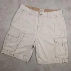 St. John's Bay カーゴショートパンツ ホワイトベージュW34 古着のサムネイル