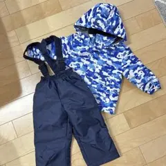 迷彩柄 ジャケットとパンツセット 90サイズ