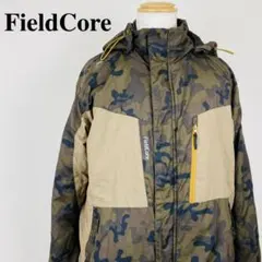 ワークマン カモ柄 フード付きジャケット カーキ XL 0071-A