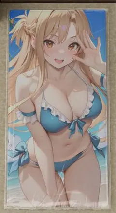 SAO アスナ プレイマット マウスパット ラバーマット 美少女 アニメキャラ