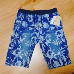 デニムショートパンツ/インディゴ ブルー❨M❩