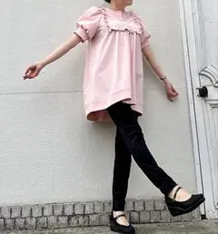 ☆新品完売☆SONO☆サマードレスチュニックブラウス☆ピンク☆ - メルカリ