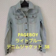 PAGEBOY ライトブルーデニムジャケット .38