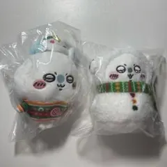 ちいかわ エニマイくじ セブン ゆきだるま マスコット モモンガ