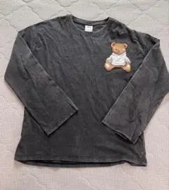 ZARA 長袖カットソー 9-10歳 ダークグレー