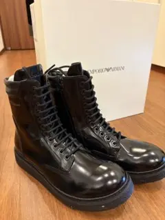 EMPORIO ARMANI デザインブーツ レザー 39(26cm相当) EMPORIO ARMANI デザインブーツ レザー 39(26cm相当) - メルカリ
