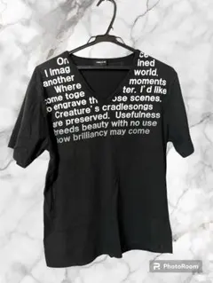 コムサイズム（COMME CA ISM）Tシャツ半袖（Lサイズ）ブラック