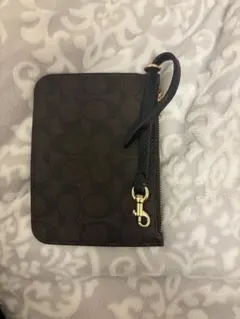 Coach ブラウンレザー コインケース