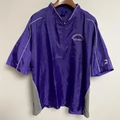 MIZUNO ミズノ ハーフジップ ピステ パープル XL