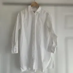 SLOBE iENA ホワイト 長袖シャツ　ロング