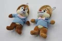 新品未使用　Disney 　チップ＆デール　ぬいぐるみストラップ　セット