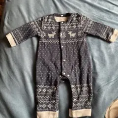 ノルディック柄 ベビー ロンパース 80サイズ