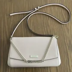【美品】ケイトスペード◆2wayレザー チェーンショルダーバッグ　ピンク